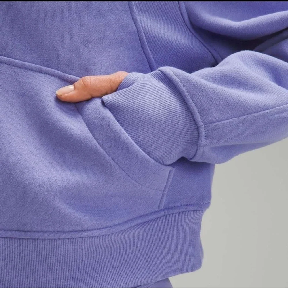 NWT Lululemon Scuba Oversized Half Zip Hoodie Jacket Dusty Lilac Size M/L - Picture 4 of 7